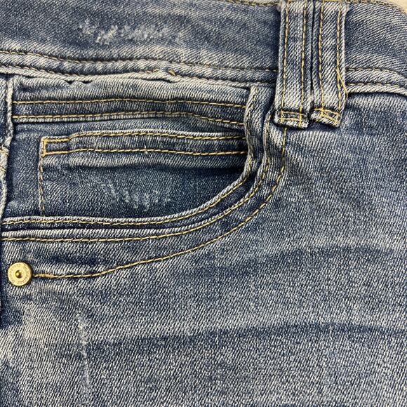 Democracy "Ab"Technology Straight Raw Hem Tummy Control Mid Rise Jeans Size 8 - Picture 6 of 12